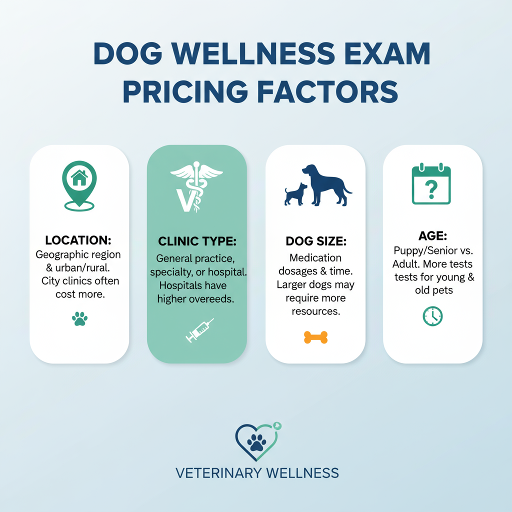 Factors That Affect Dog Wellness Exam Pricing