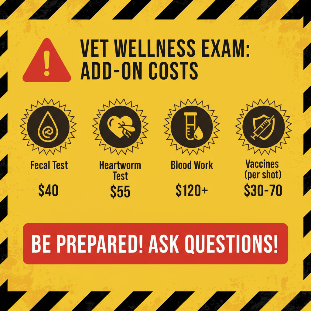 Hidden Add-On Costs in Vet Wellness Exams