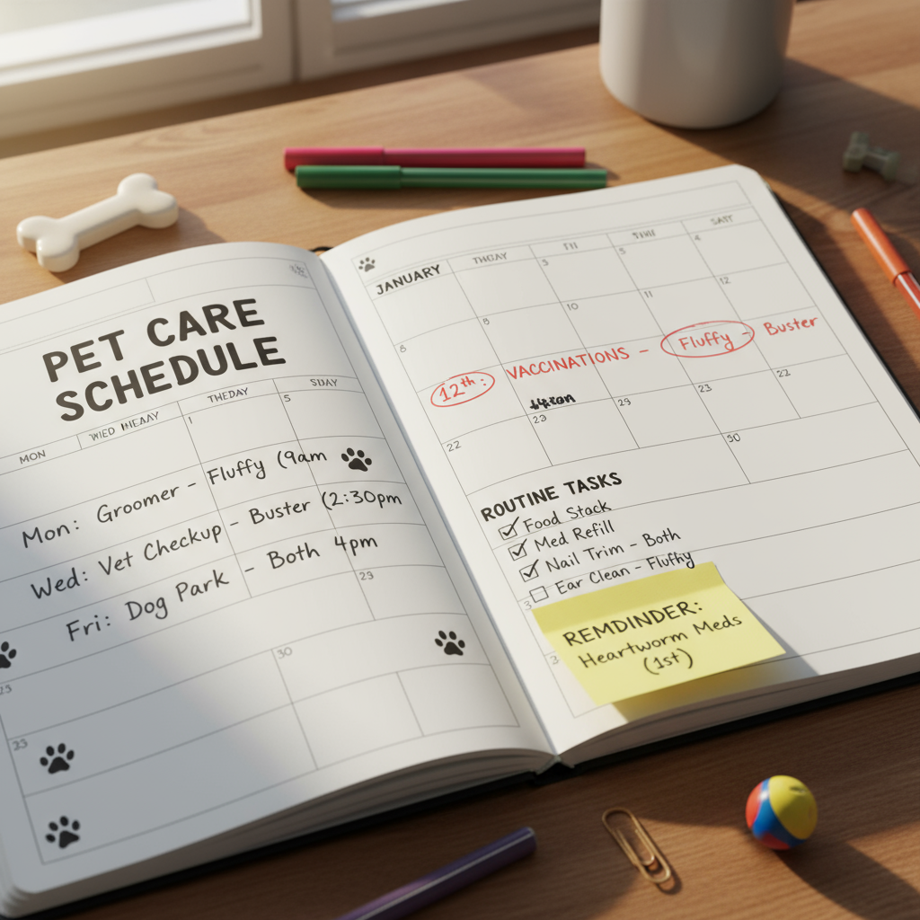 routine pet care